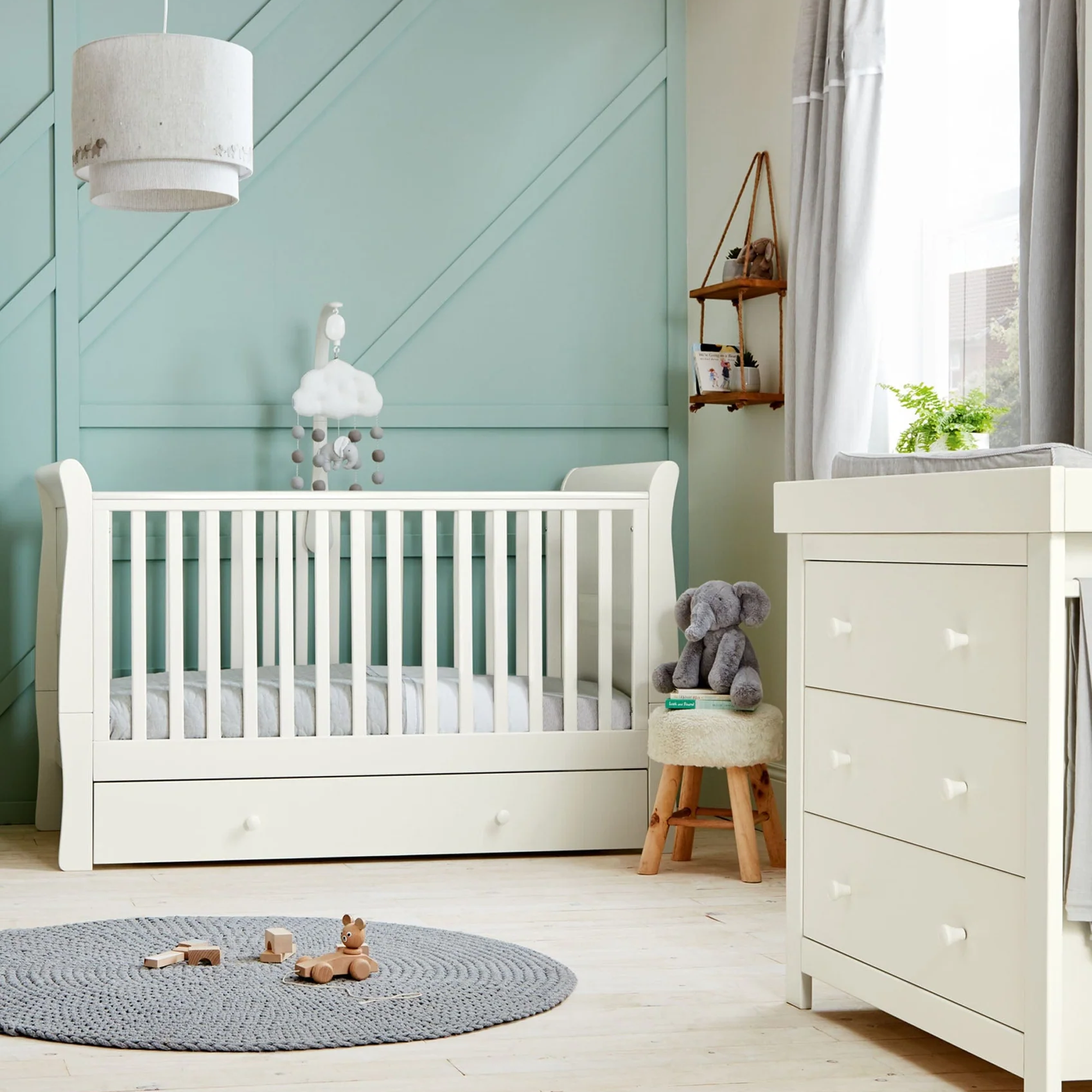 Oxford Baby Cot Bed - Pure White – Mamas & Papas IE