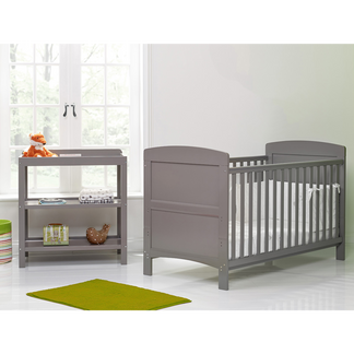 Obaby Grace 2 Piece Room Set with Cot Bed and Changing Unit