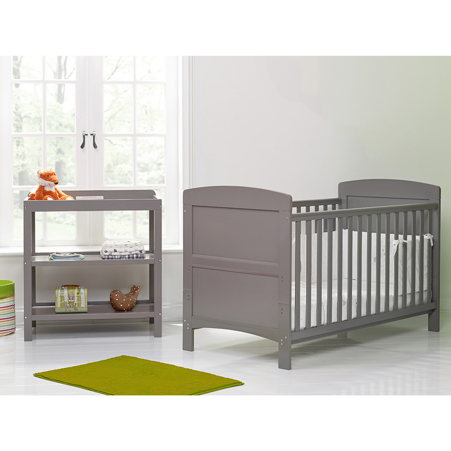 Obaby Grace 2 Piece Room Set with Cot Bed and Changing Unit