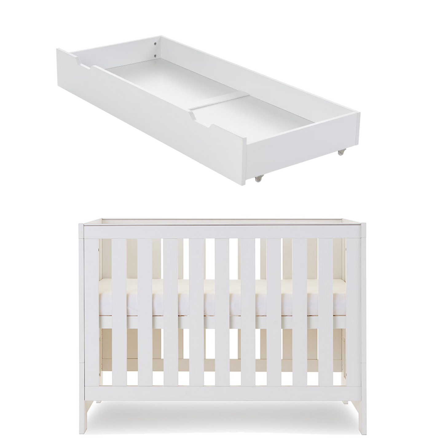 Obaby Nika Mini Cot Bed Bundle