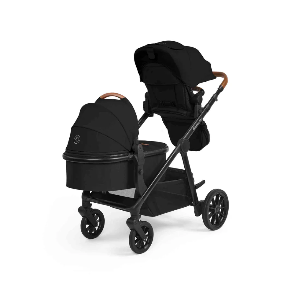 Ickle Bubba Virgo Twin Travel System with i-Size Cirrus Car Seats & ISOFIX Bases