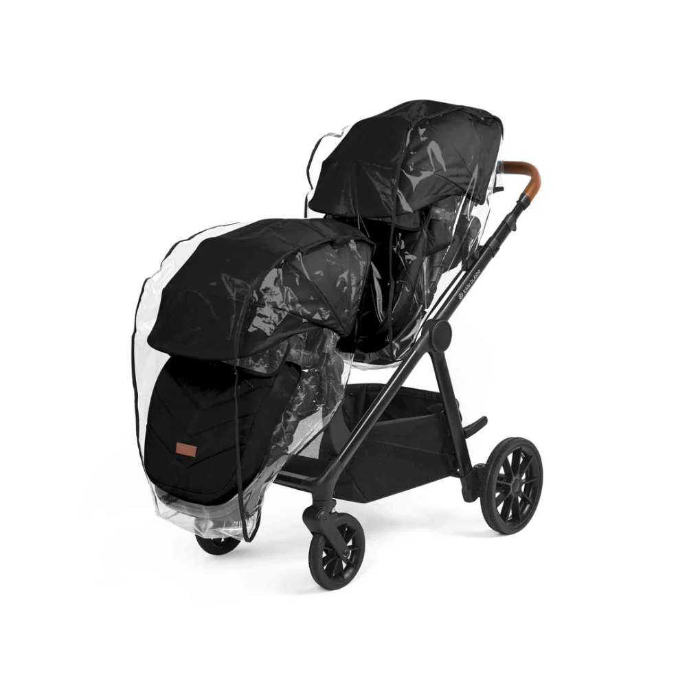 Ickle Bubba Virgo Twin Travel System with i-Size Cirrus Car Seats & ISOFIX Bases