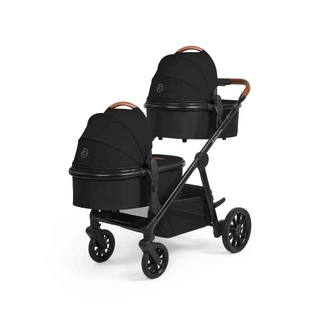 Ickle Bubba Virgo Twin Travel System with i-Size Cirrus Car Seats & ISOFIX Bases