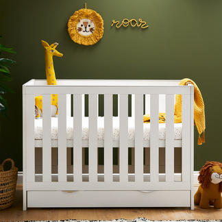 Obaby Nika Mini Cot Bed Bundle