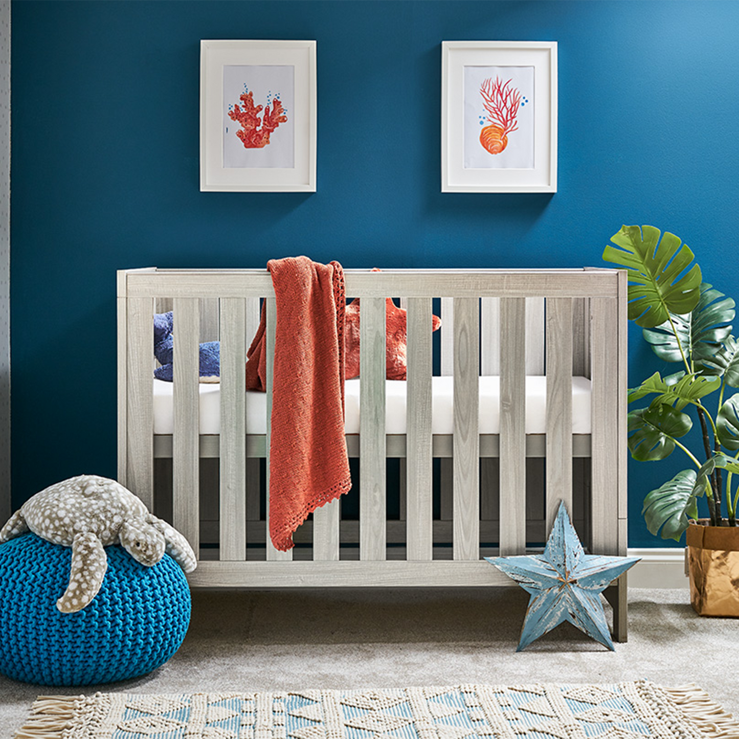 Obaby Nika Mini Cot Bed Bundle