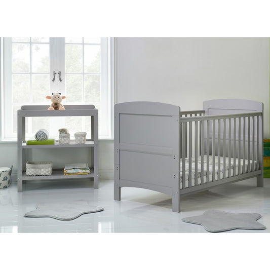 Obaby Grace Mini 2 Piece Room Set with Cot Bed and Changing Unit