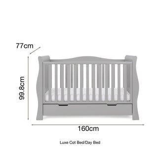 Obaby Stamford Luxe 2 Piece Room Set with Cot Bed & Dresser