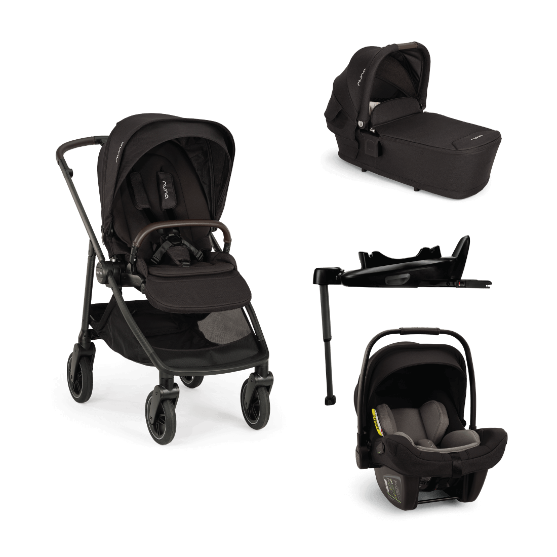 Nuna SWIV with LYTL Carrycot & PIPA next bundle