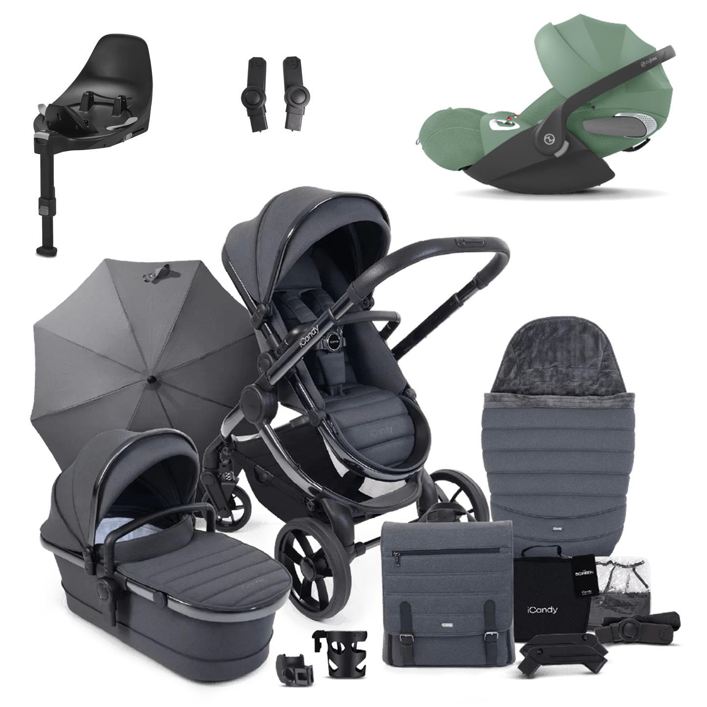 iCandy Peach 7 Bundle with Cybex Cloud T and Base T