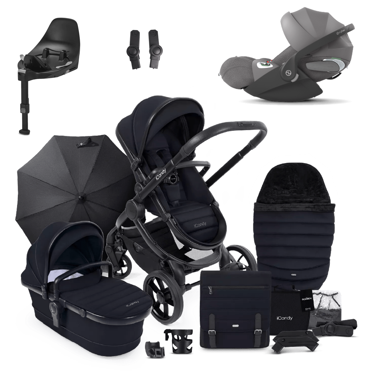 iCandy Peach 7 Bundle with Cybex Cloud T and Base T