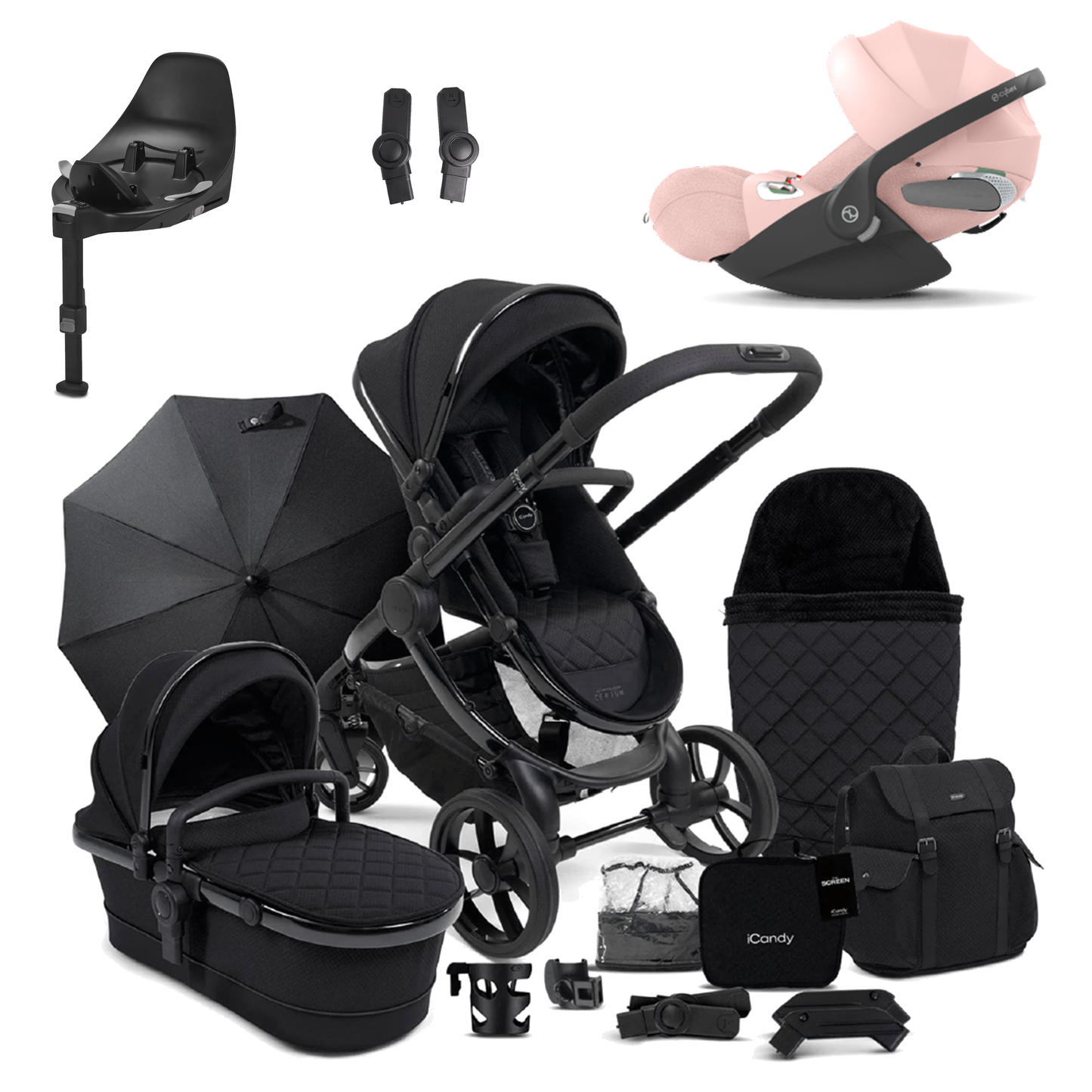 iCandy Peach 7 Bundle with Cybex Cloud T and Base T