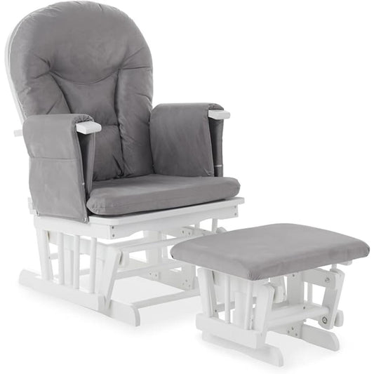 Obaby Reclining Glider Chair and Stool