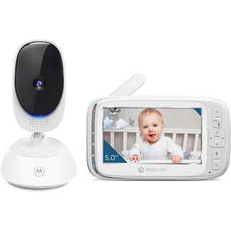 Motorola 5-Inch Video Baby Monitor with Remote Pan & Temperature Monitoring VM75