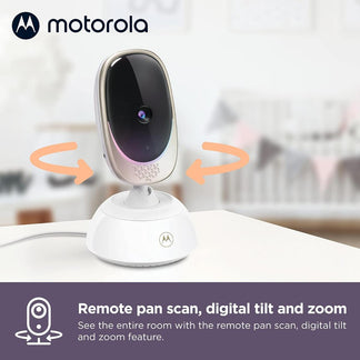 Motorola 5-Inch Smart WiFi Video Baby Monitor with Mood Light & Temperature Monitoring VM85