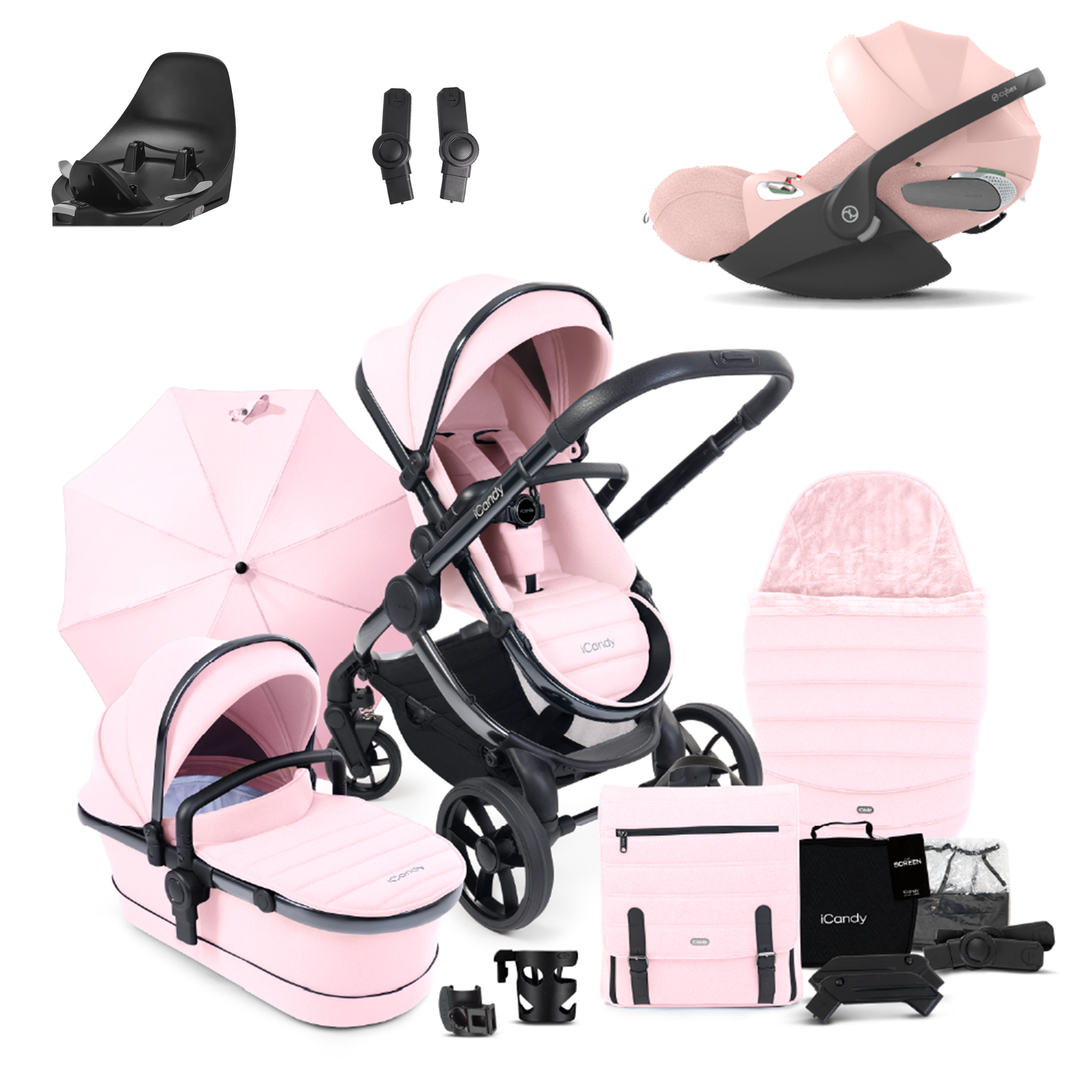 iCandy Peach 7 Bundle with Cybex Cloud T and Base T