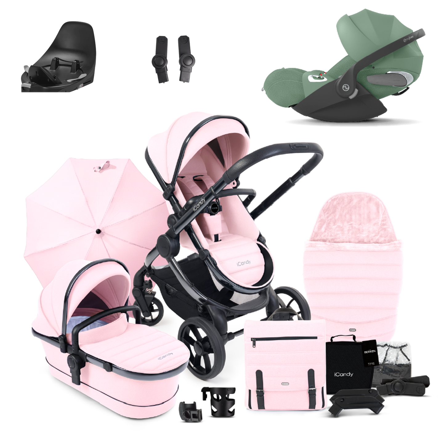 iCandy Peach 7 Bundle with Cybex Cloud T and Base T