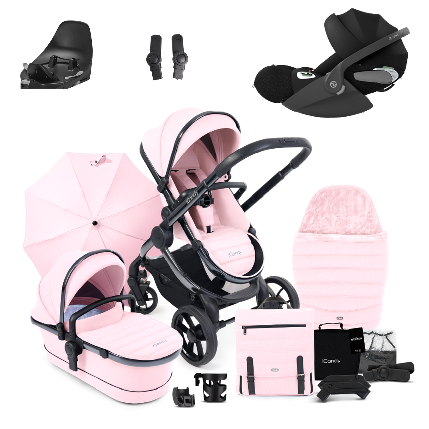 iCandy Peach 7 Bundle with Cybex Cloud T and Base T