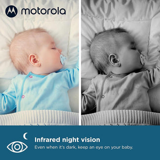 Motorola 5-Inch Video Baby Monitor with Remote Pan & Temperature Monitoring VM75