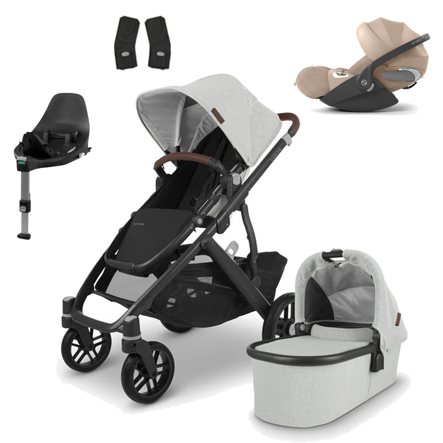 UPPAbaby Vista V2 Buggy with Cybex Cloud T and Base T