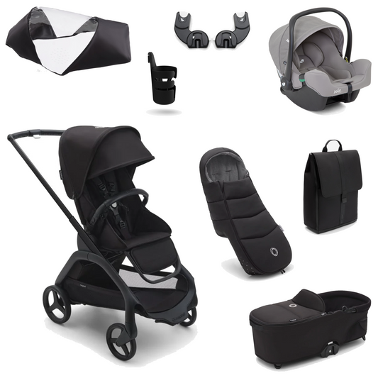 Bugaboo Dragonfly Essential Pushchair Bundle with Joie iSnug