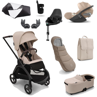 Dragonfly Essential Pushchair Bundle with Cybex Cloud T & Base T