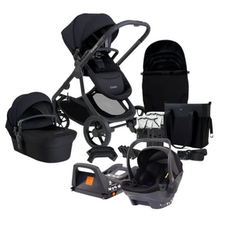 iCandy Orange 4 Travel System Black Edition with Cocoon Car Seat Black and Base