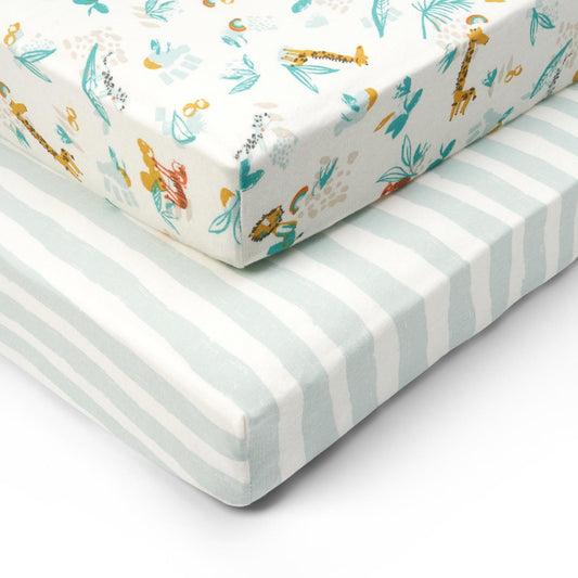 Tutti Bambini Cot Fitted Sheets 2 Pack