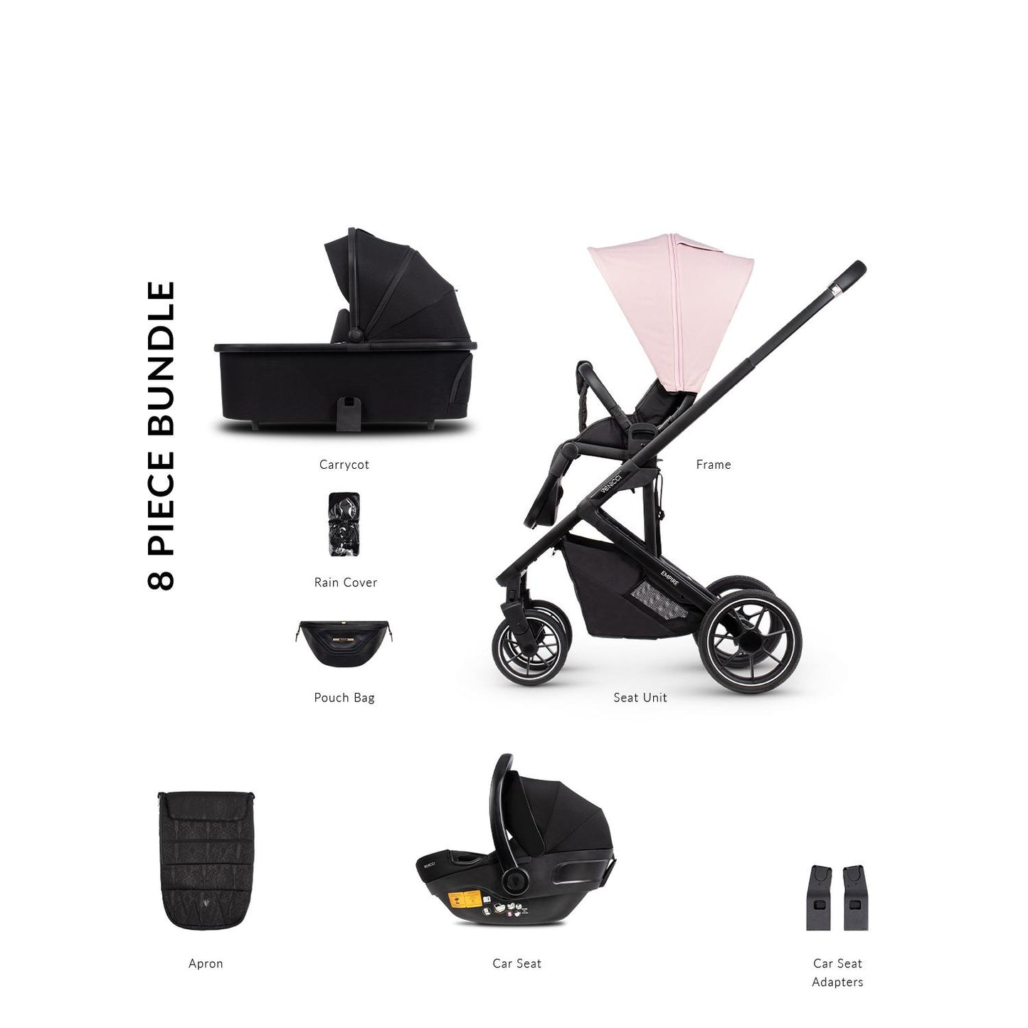 Venicci Empire 3 in 1 with Venicci Engo Car Seat