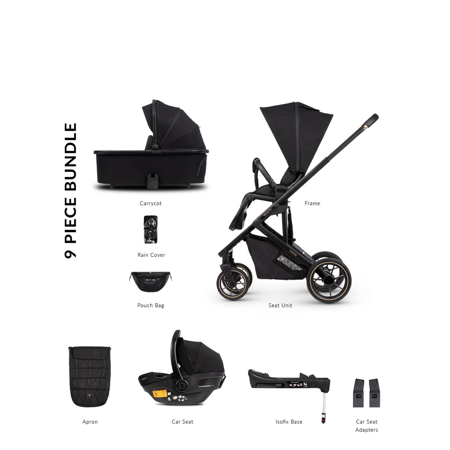 Venicci Empire 3 in 1 with Venicci Engo Car Seat