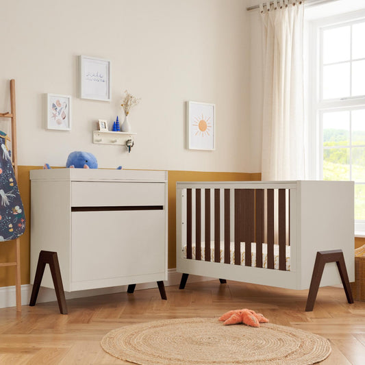 Tutti Bambini Fuori Mini 2 Piece with Cot Bed and Dresser