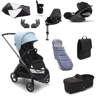 Dragonfly Essential Pushchair Bundle with Cybex Cloud T & Base T