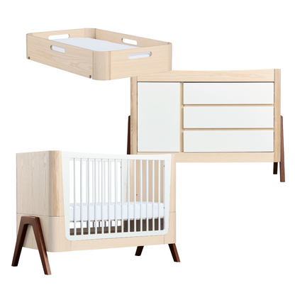 Gaia Baby Hera 3 Piece Set with Cot, Dresser and Changing Station