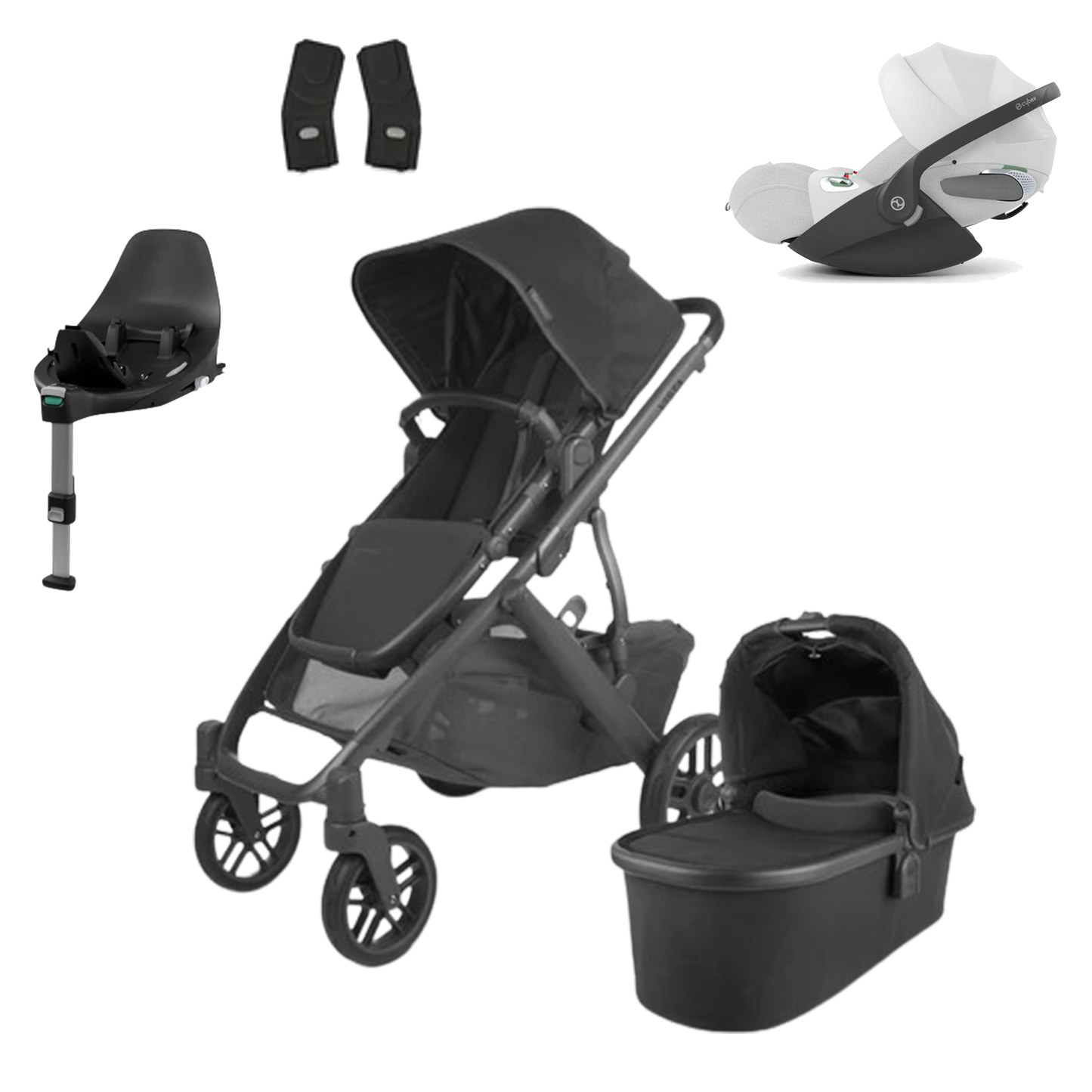 UPPAbaby Vista V2 Buggy with Cybex Cloud T and Base T