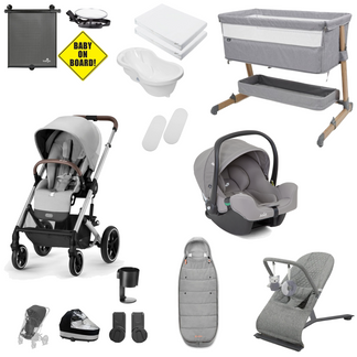 Cybex Balios Newborn Bundle with Joie iSnug Car Seat