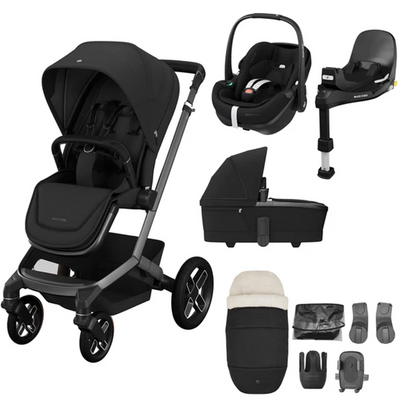 Maxi Cosi Fame 10 Piece Premium Bundle with Maxi Cosi Pebble Pro2 and Family Fix Pro Base