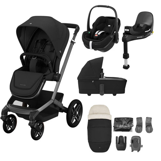 Maxi Cosi Fame 9 Piece Bundle with Maxi Cosi Pebble 360 and Family Fix Base