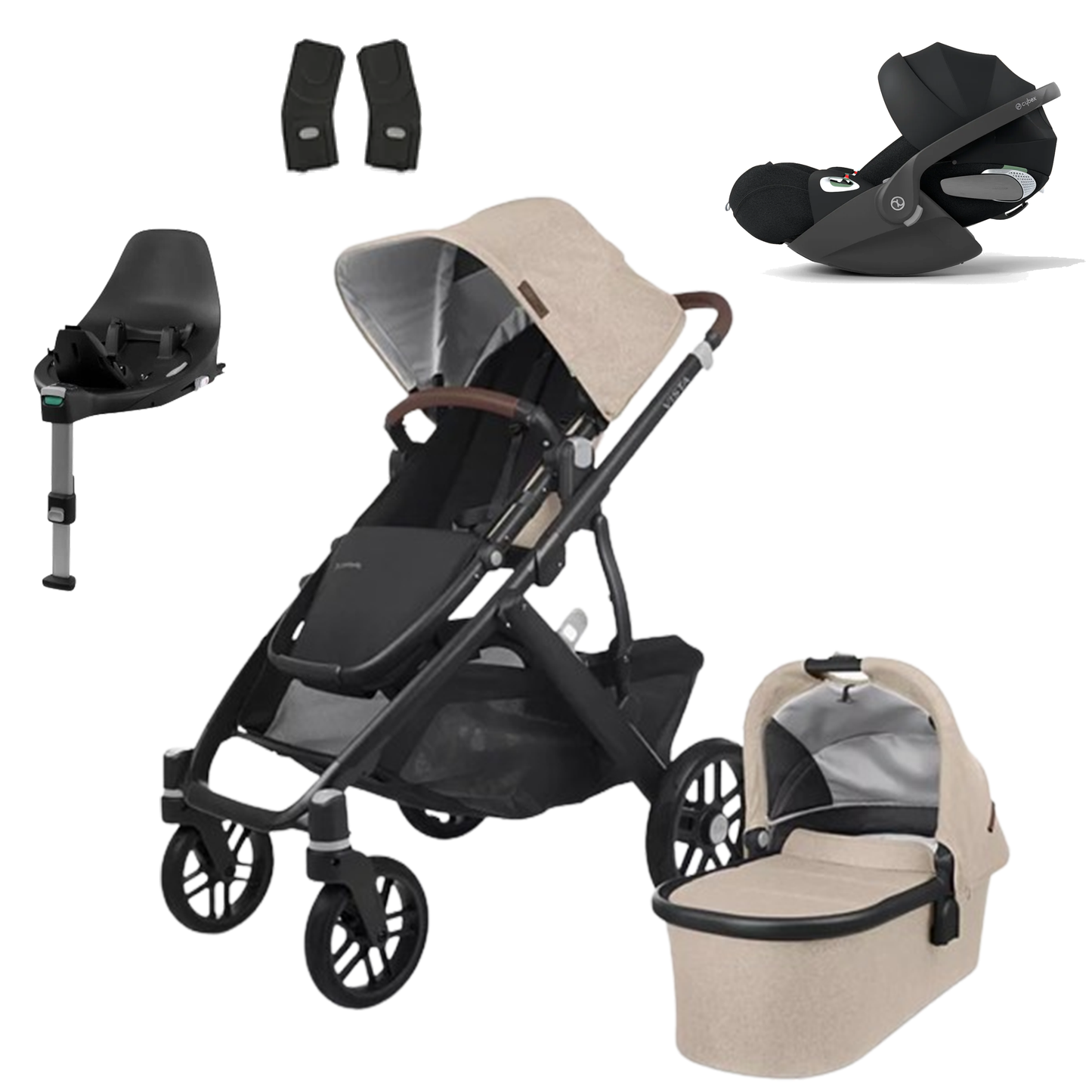 UPPAbaby Vista V2 Buggy with Cybex Cloud T and Base T