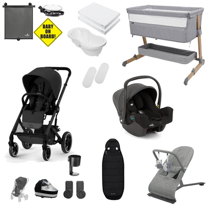 Cybex Balios Newborn Bundle with Joie iSnug Car Seat