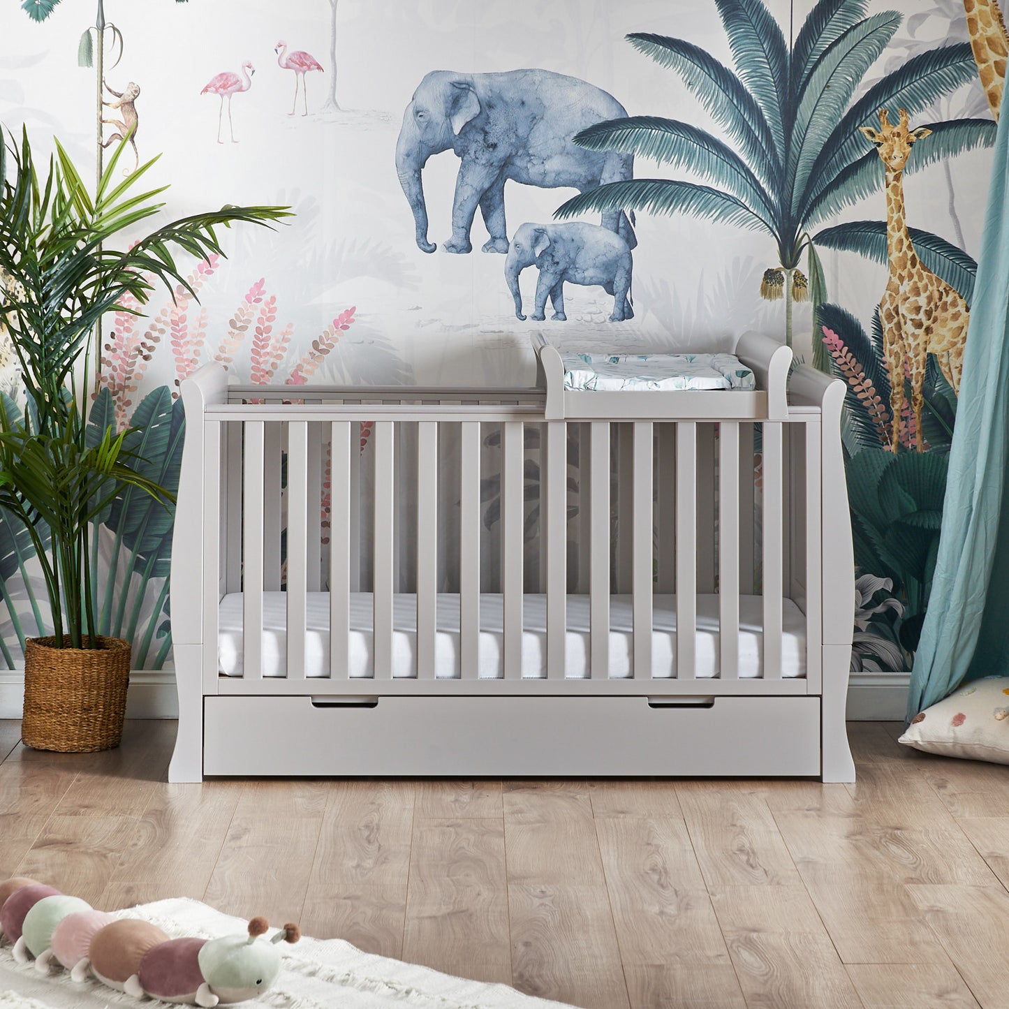 Obaby Stamford Sleigh Cot Top Changer