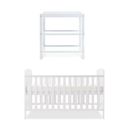 Obaby Grace 2 Piece Room Set with Cot Bed and Changing Unit