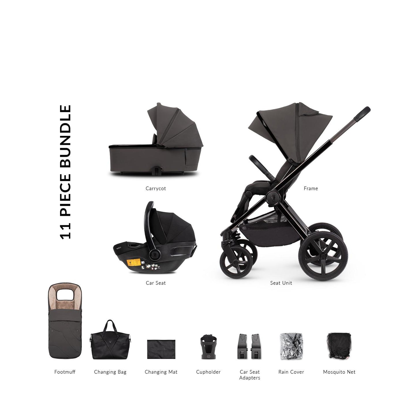 Venicci Upline 3 in 1 with Venicci Engo Car Seat