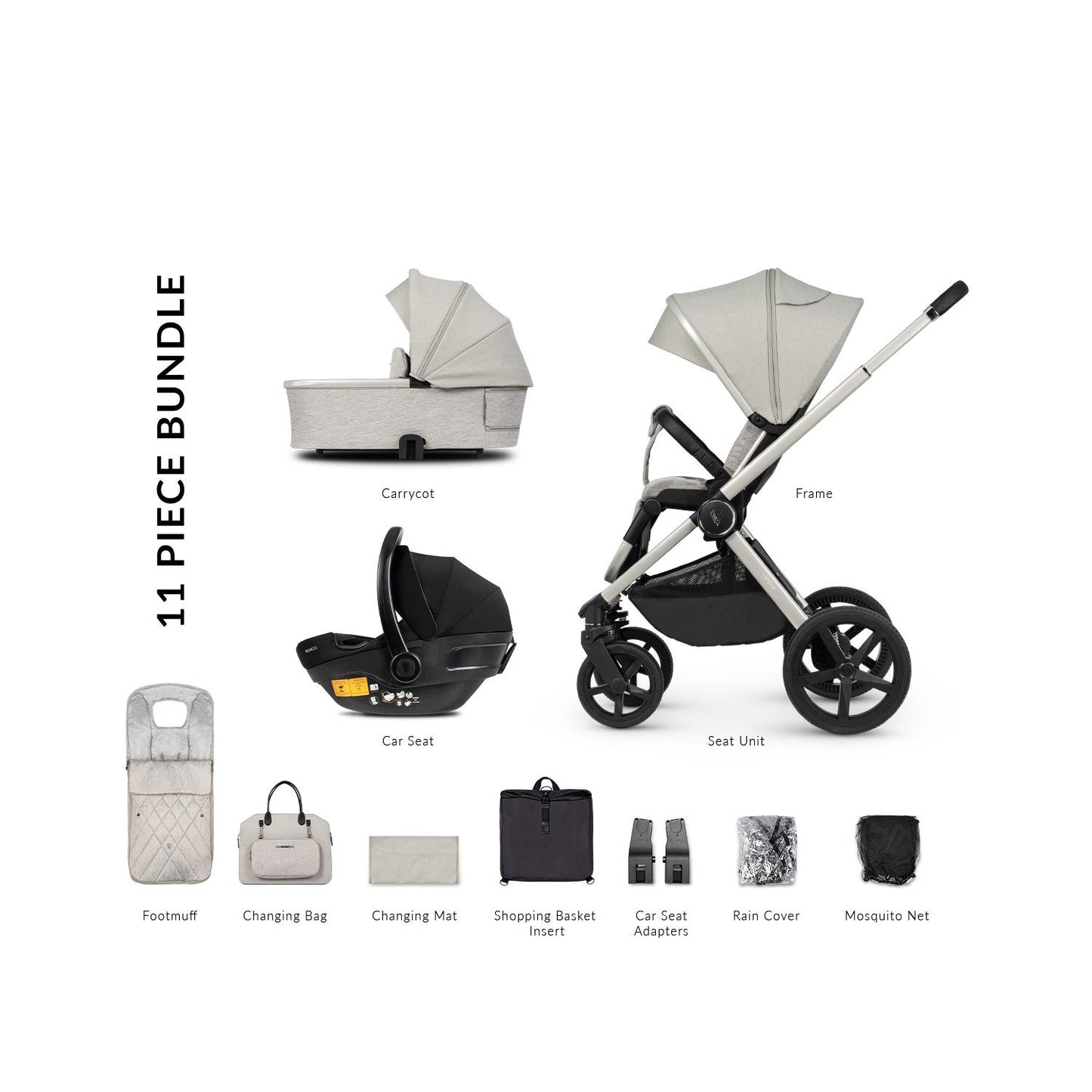 Venicci Upline 3 in 1 with Venicci Engo Car Seat