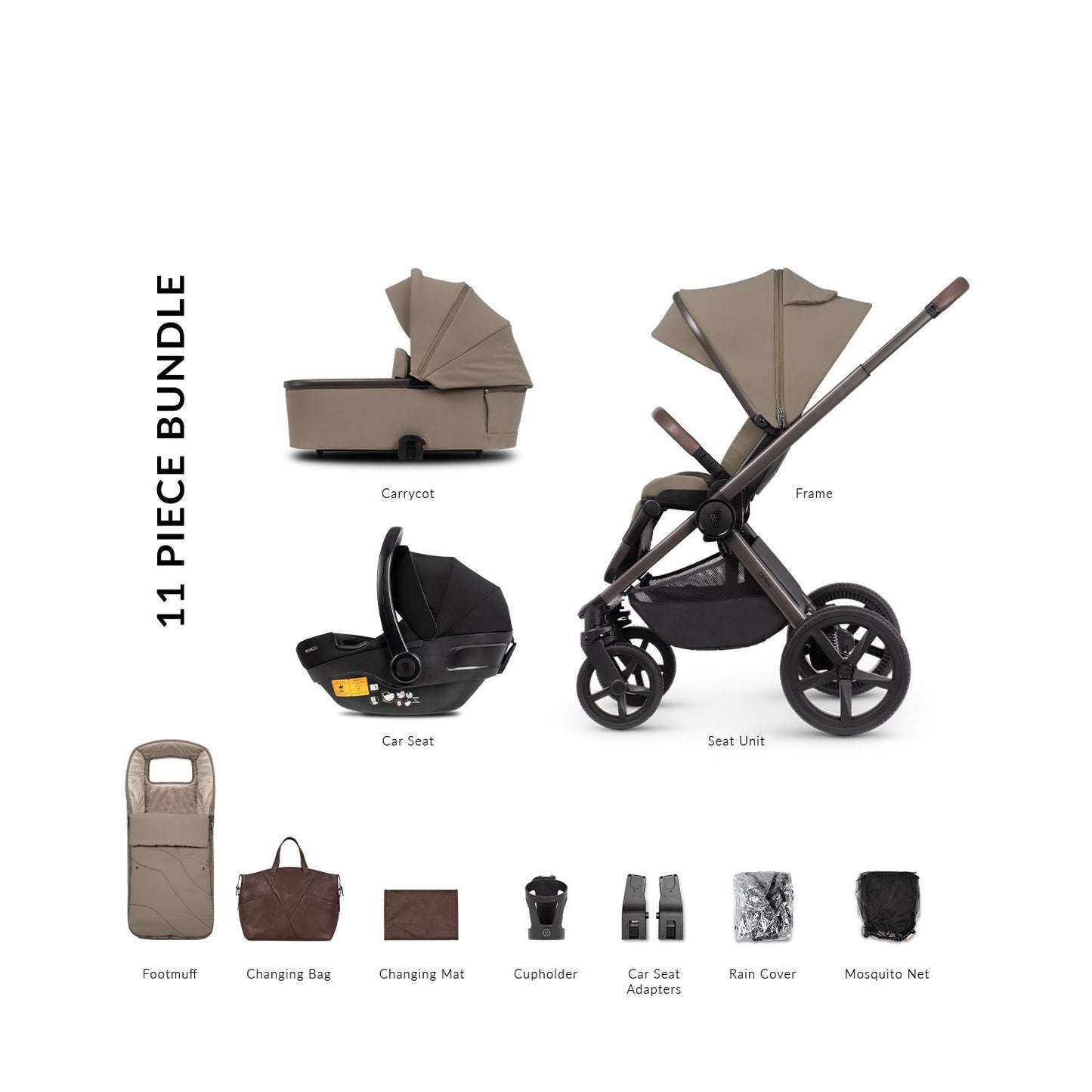 Venicci Upline 3 in 1 with Venicci Engo Car Seat