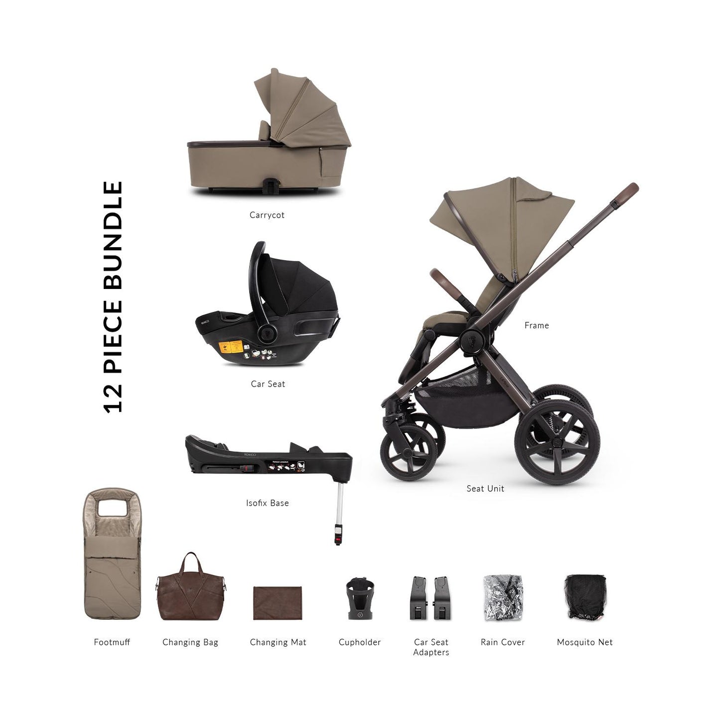 Venicci Upline 3 in 1 with Venicci Engo Car Seat