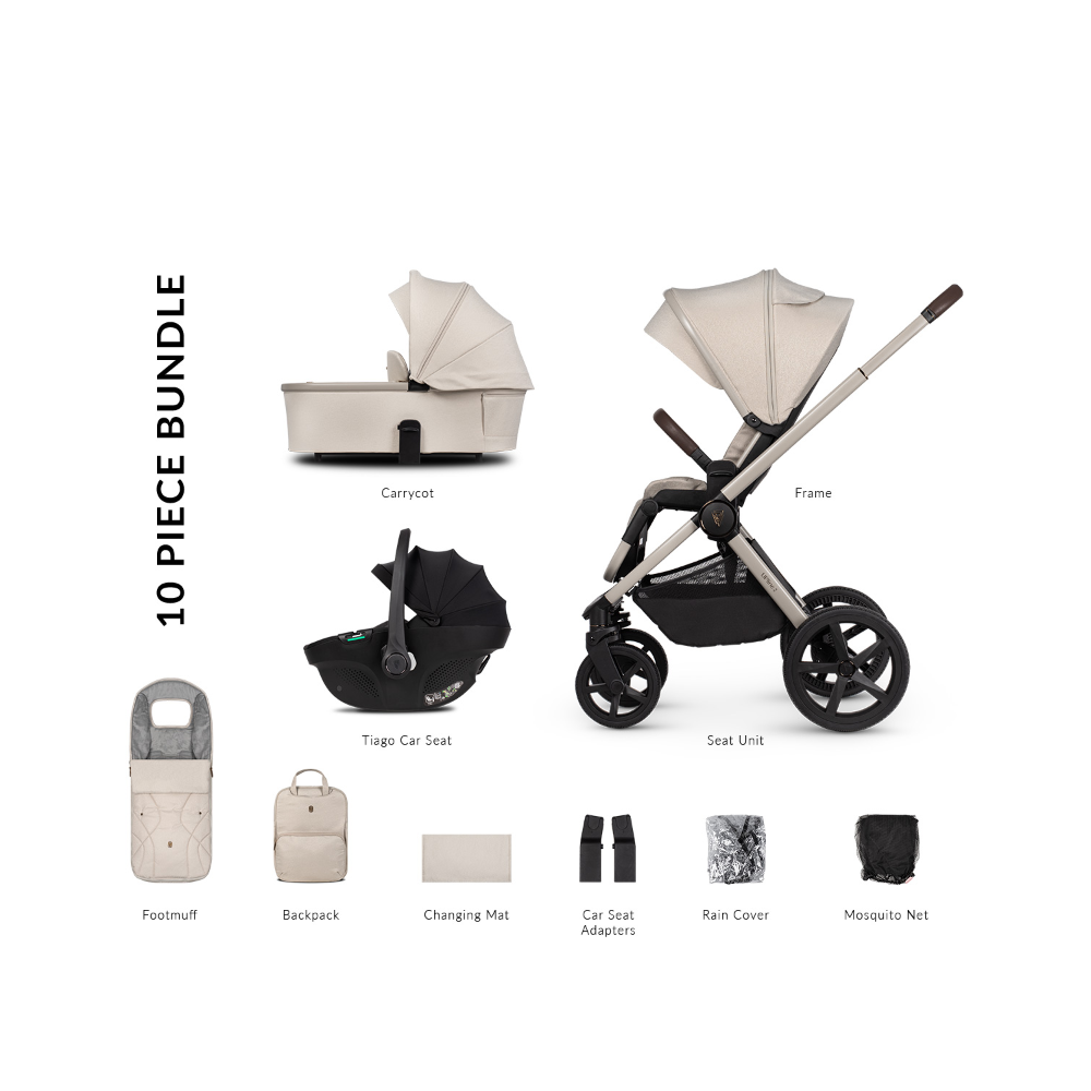 Venicci Upline 2 - 3 in 1 Buggy with Venicci Tiago 360 Car Seat