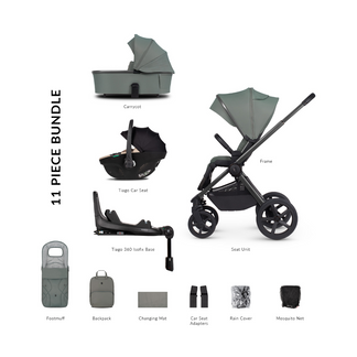 Venicci Upline 2 - 3 in 1 Buggy with Venicci Tiago 360 Car Seat