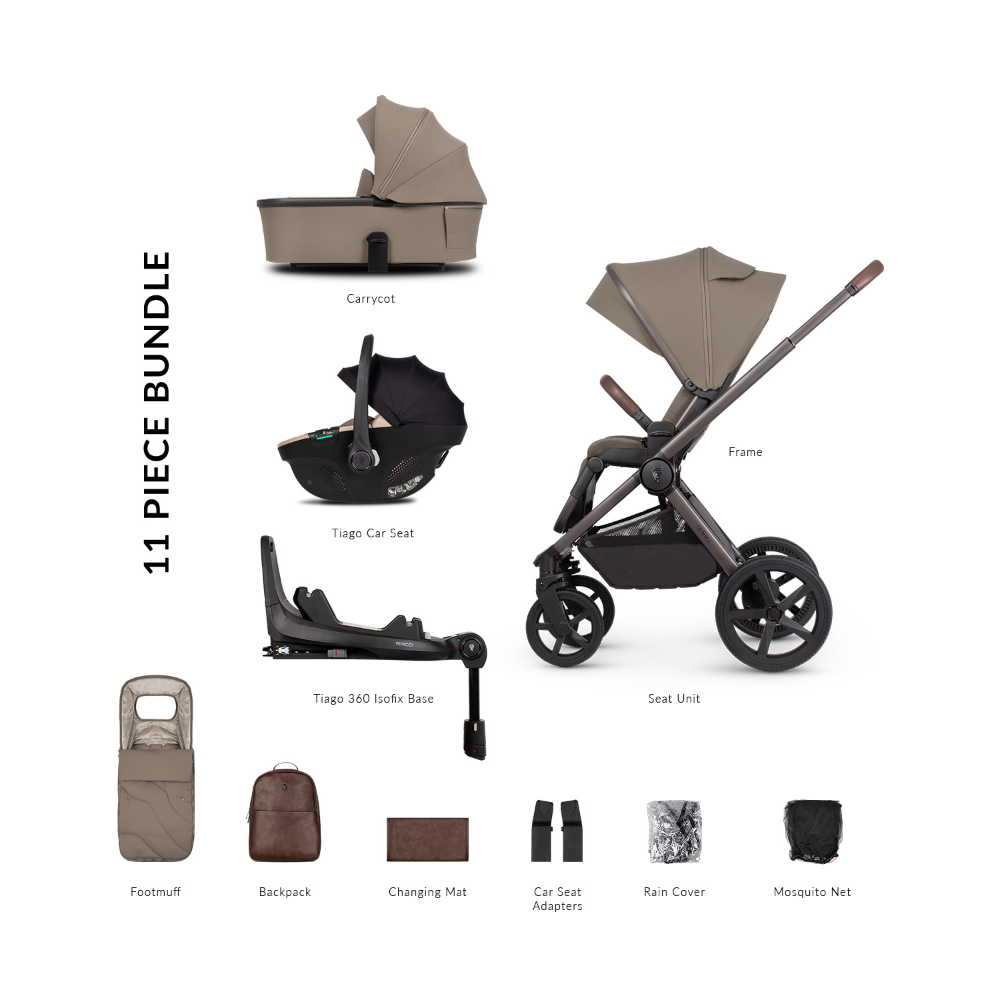 Venicci Upline 2 - 3 in 1 Buggy with Venicci Tiago 360 Car Seat