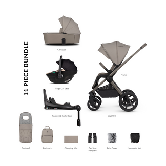 Venicci Upline 2 - 3 in 1 Buggy with Venicci Tiago 360 Car Seat