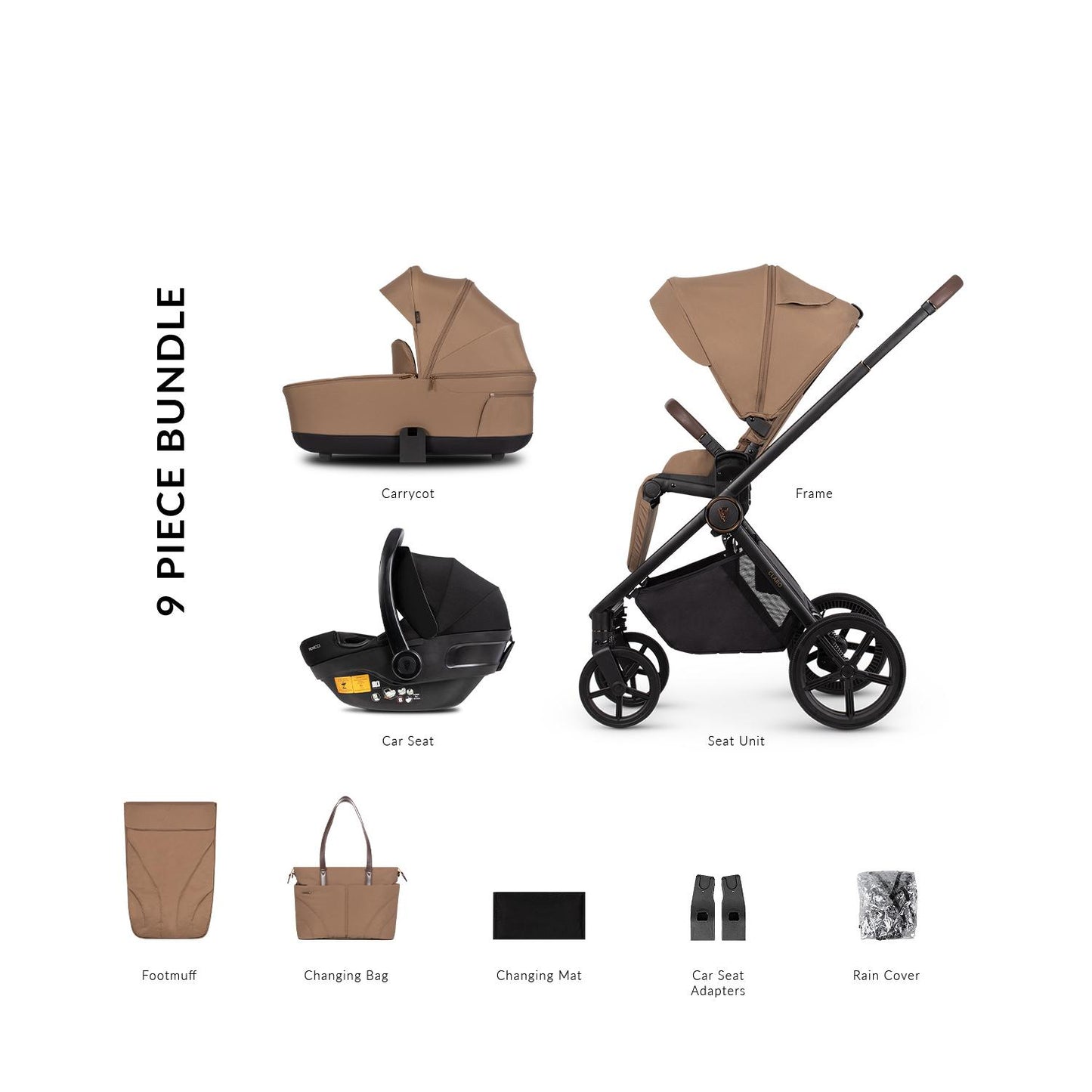 Venicci Claro 3 in 1 with Venicci Engo Car Seat