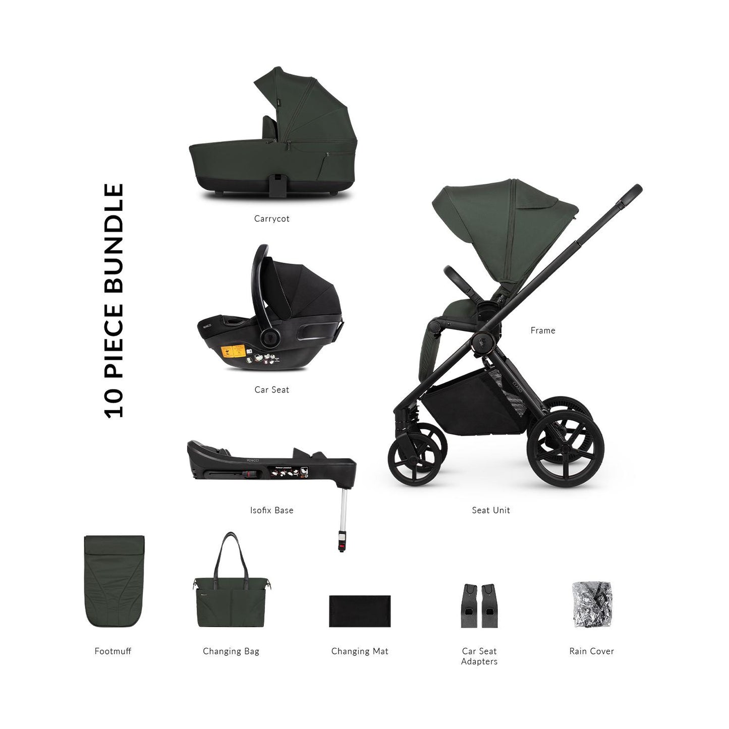 Venicci Claro 3 in 1 with Venicci Engo Car Seat